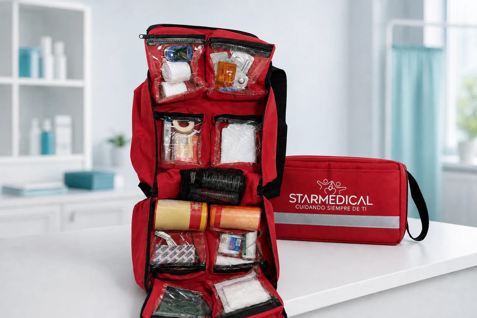 Botiquín de primeros auxilios disponible en STARMEDICAL